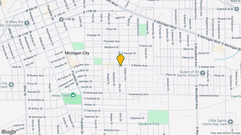 908 Elm St Map and Location Details