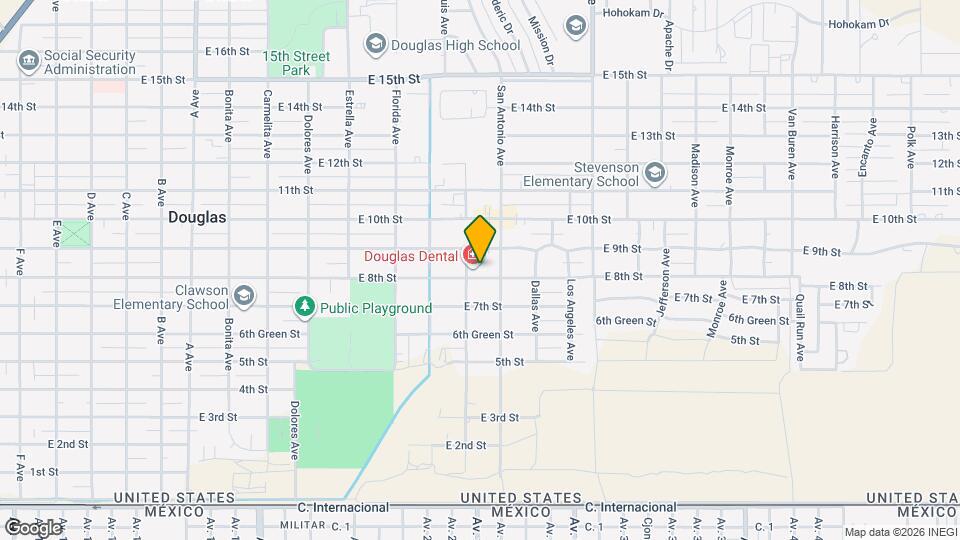 1810 E 8th St Map and Location Details