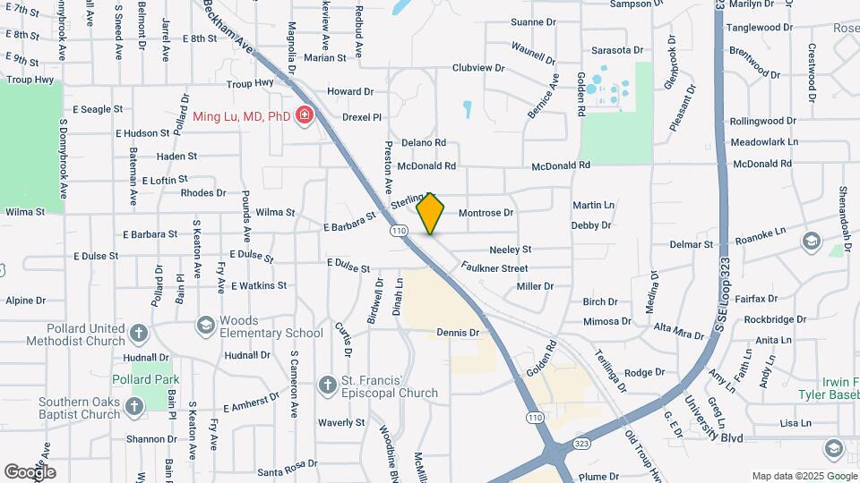 1711 Faulkner Street Map and Location Details