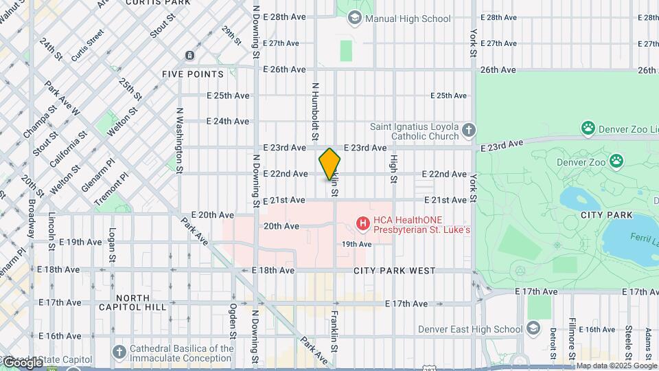 2141 Franklin St, Unit Down Map and Location Details