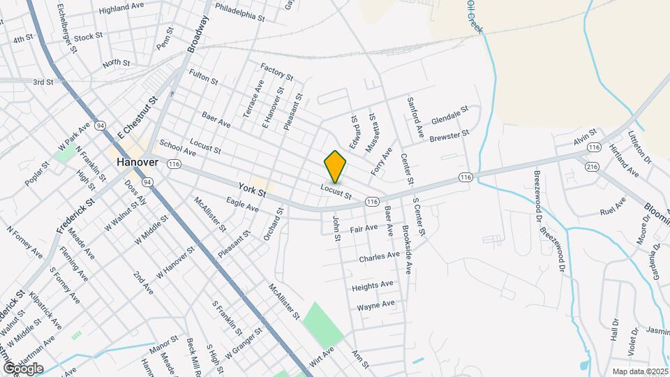 556 Locust St Map and Location Details