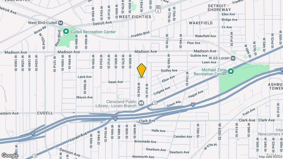 2107 W 83rd St-Unit -#2 Map and Location Details