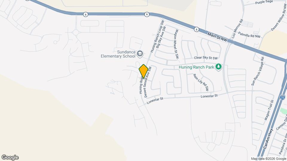 841 Desert Senna Ave SW Map and Location Details