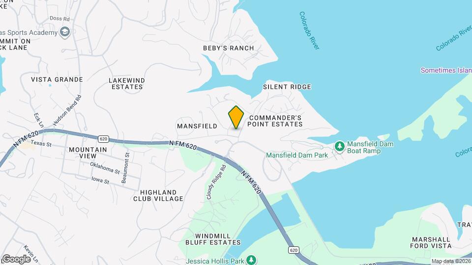 4300 Mansfield Dam Rd Map and Location Details