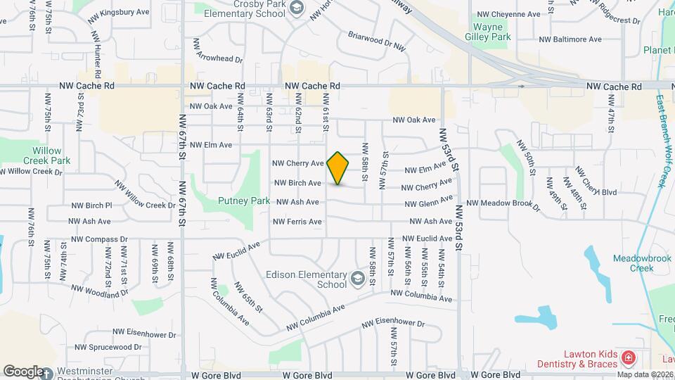 5816 NW Cherry Ave Map and Location Details