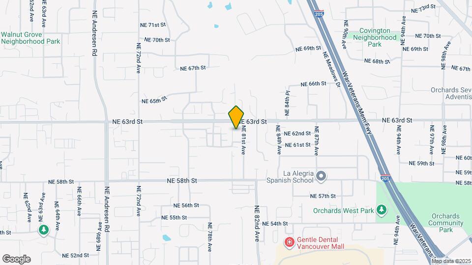 6125 NE 80th Ct Map and Location Details