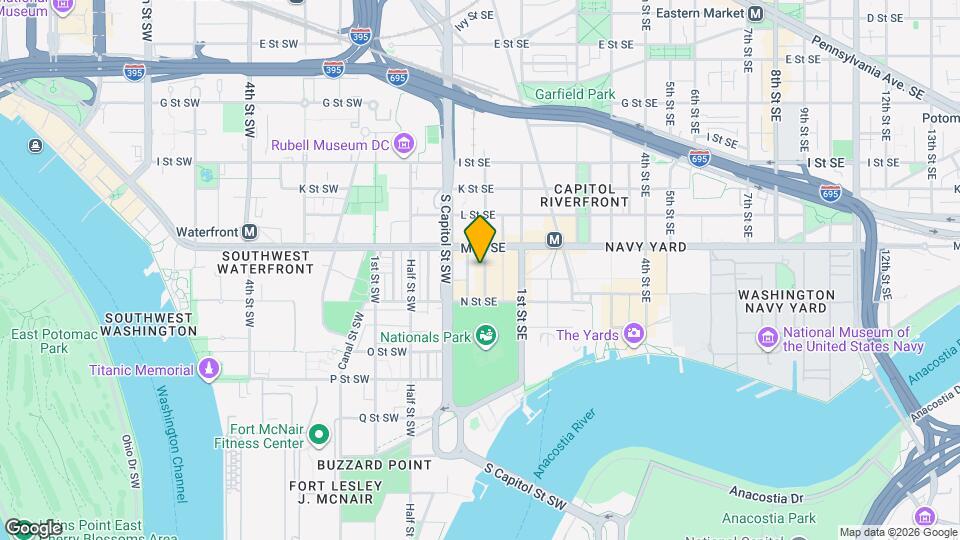 1201 Half St SE Map and Location Details