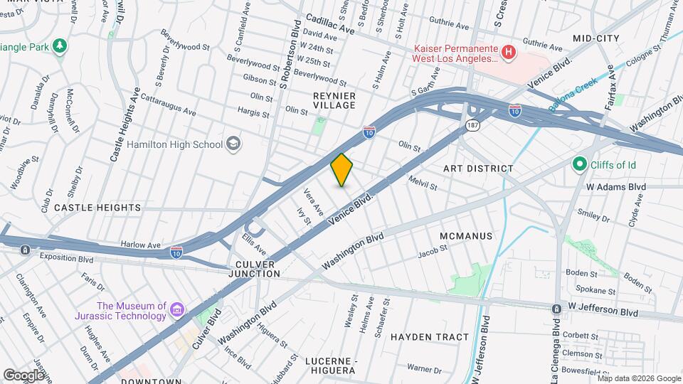 3159 Hutchison Ave Map and Location Details