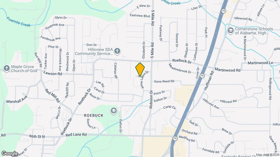 628 Annie Laura Dr Map and Location Details