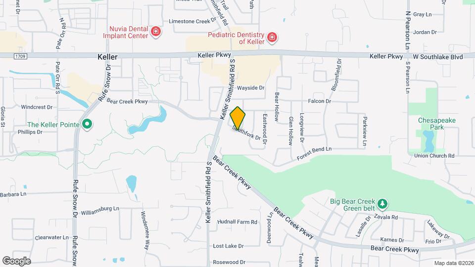 1520 Southfork Dr Map and Location Details