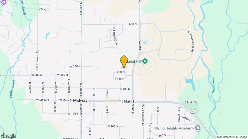 339 E 230 N Map and Location Details