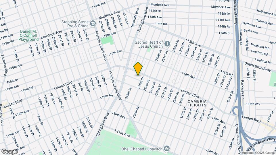 216-51 117th Rd-Unit -1st FL Mapa y Detalles de la Ubicación