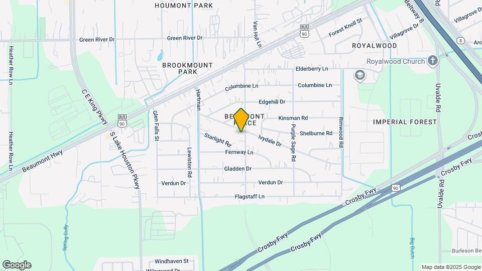 12934 Ivydale Dr Mapa y Detalles de la Ubicación