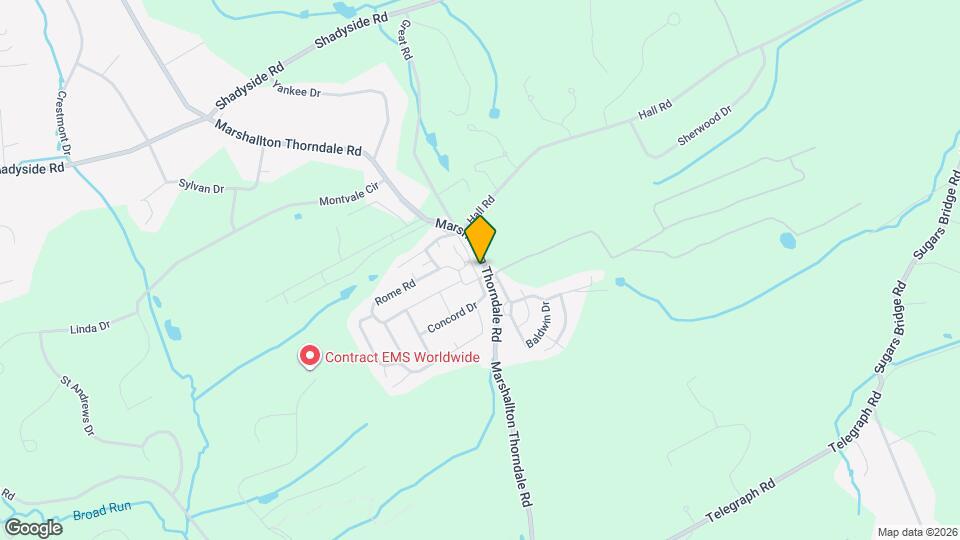 1000 Marshallton Thorndale Rd Map and Location Details