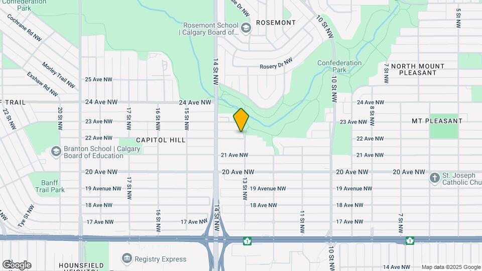 1408 22 Av NW Map and Location Details