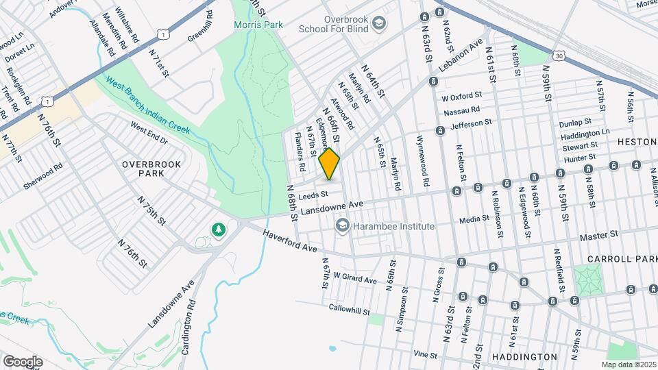 6630 Haddington Ln Map and Location Details