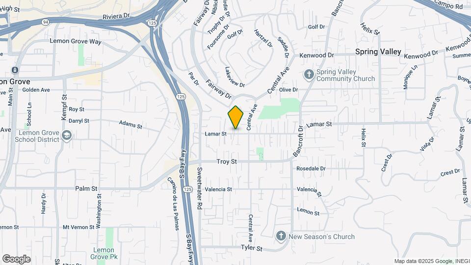 8724 Lamar St Map and Location Details