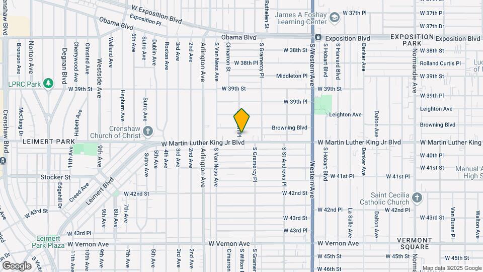 3994 S Wilton Pl Map and Location Details