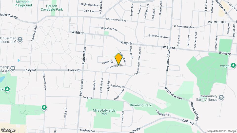 4273 Delridge Dr Map and Location Details