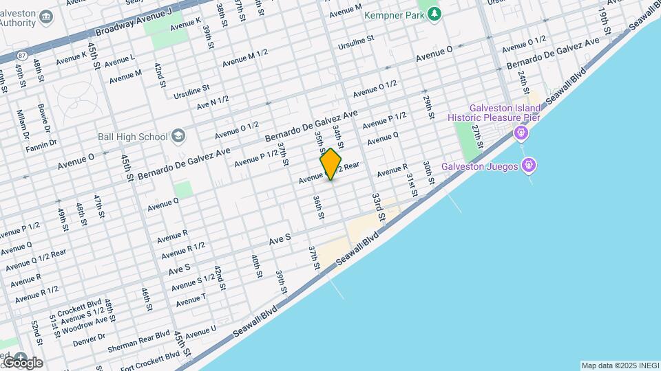 2225 35th St Map and Location Details