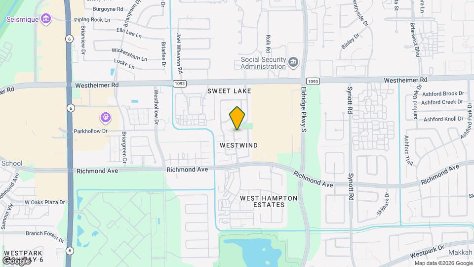 2915 Windchase Blvd Map and Location Details