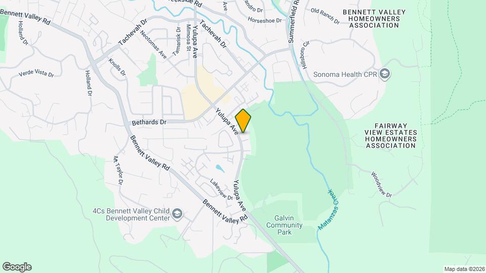 2970 Yulupa Ave Map and Location Details