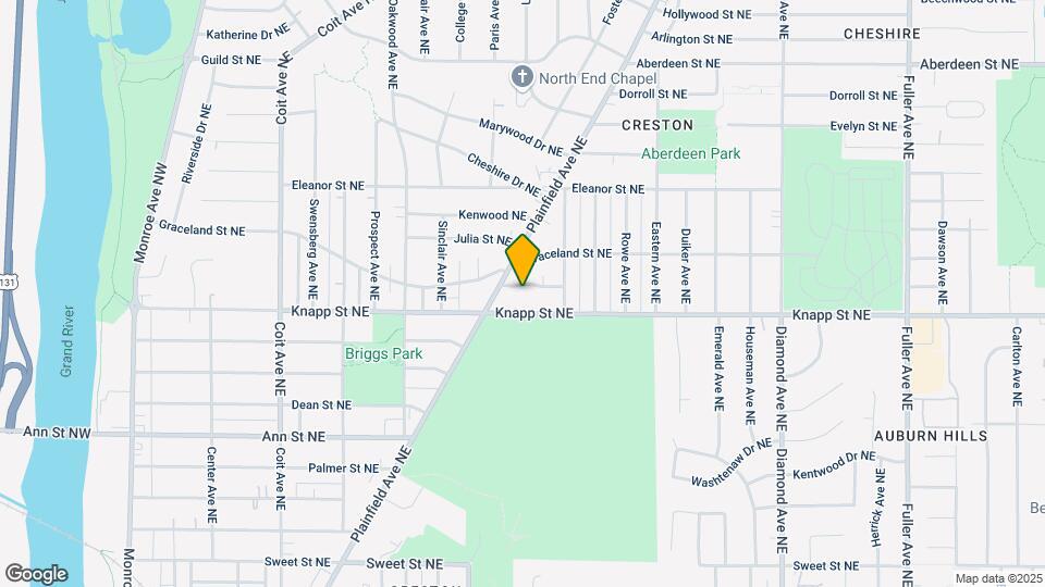 536 Woodridge St NE Map and Location Details