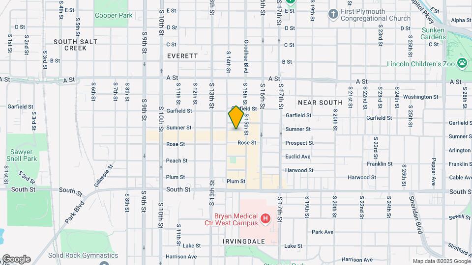 1728 South 14th Street Map and Location Details