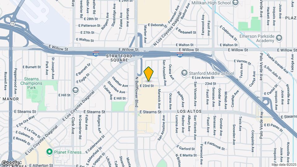 5551 E 23rd St Map and Location Details