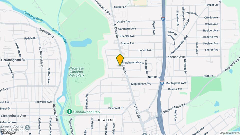 1835 Hillsdale Ave Map and Location Details