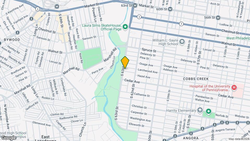 513 Cobbs Creek Pkwy Map and Location Details