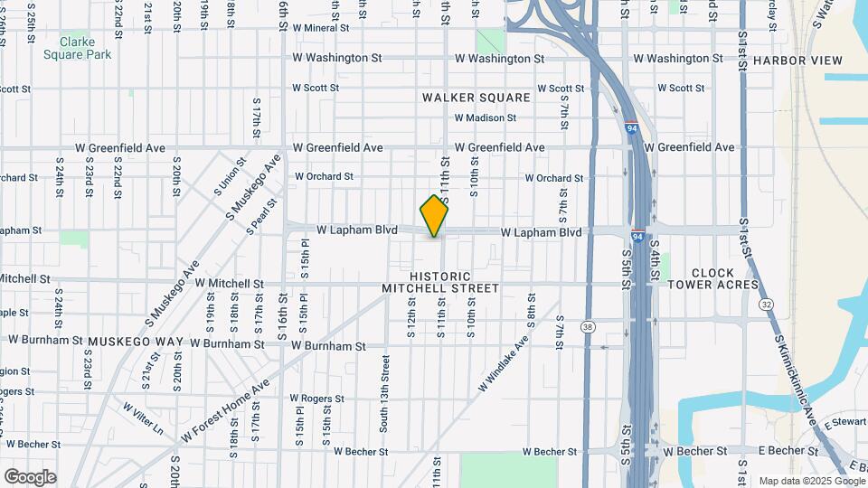 1619 S 11th St Map and Location Details
