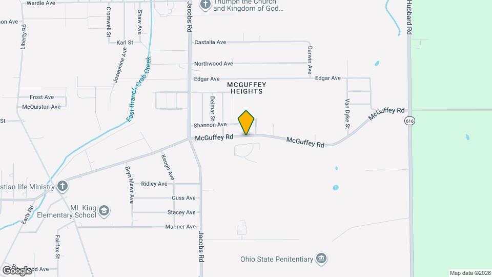 3203 McGuffey Rd Map and Location Details