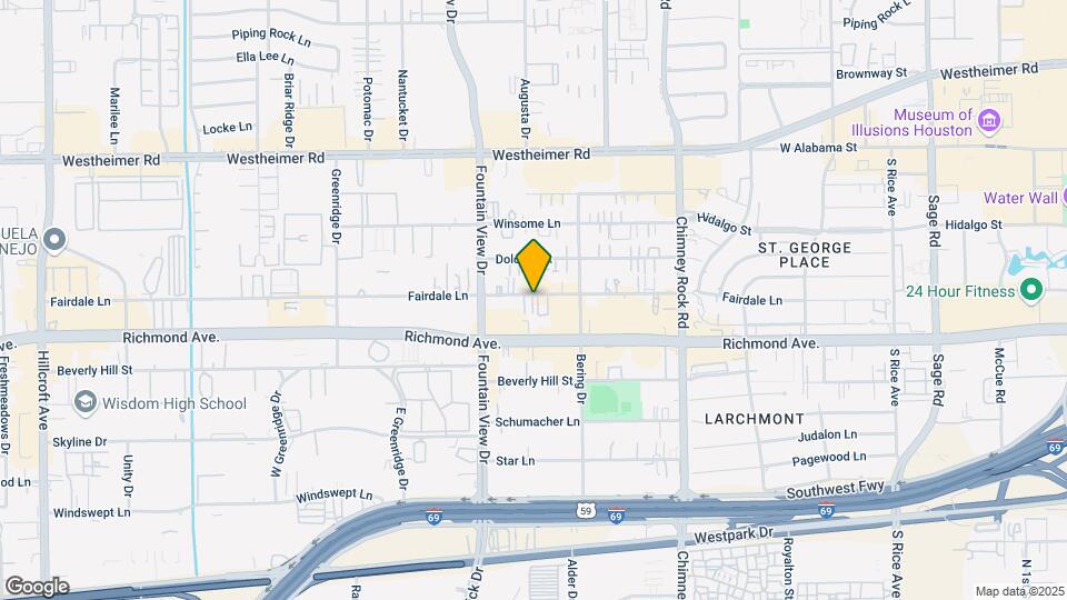 5899 Fairdale Ln Map and Location Details