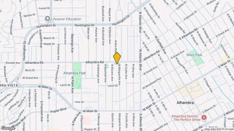 521 N Marguerita Ave Map and Location Details