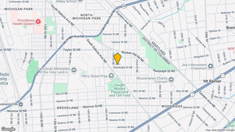 1910 Randolph St NE Map and Location Details