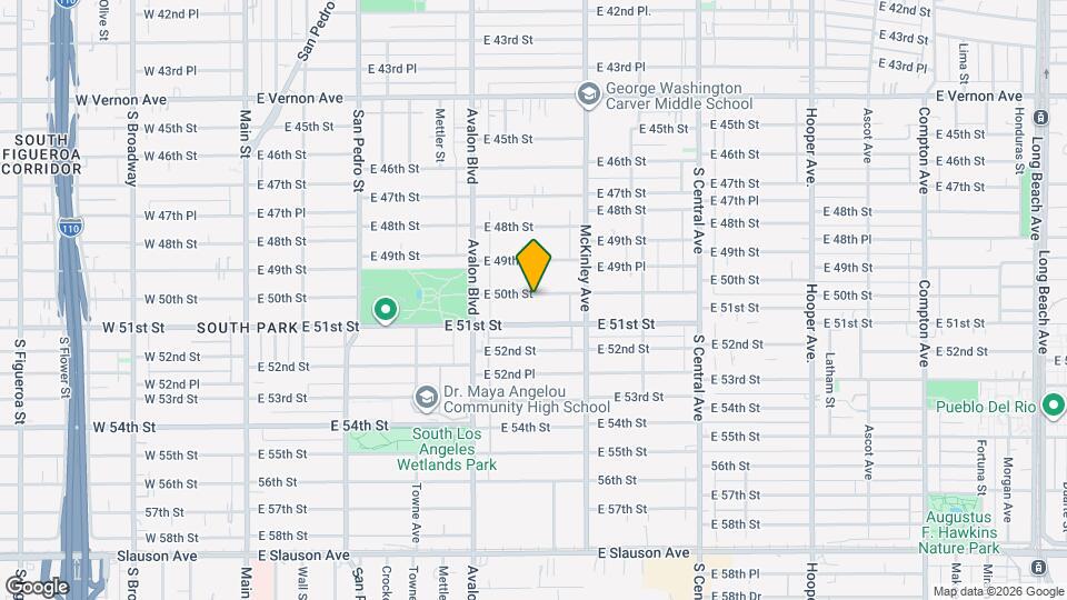 700 E 50th St Map and Location Details