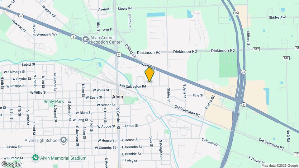 205 N Ormsby St Map and Location Details