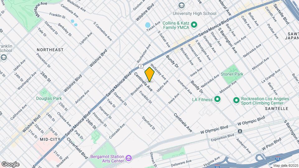 1518 Centinela Ave Map and Location Details