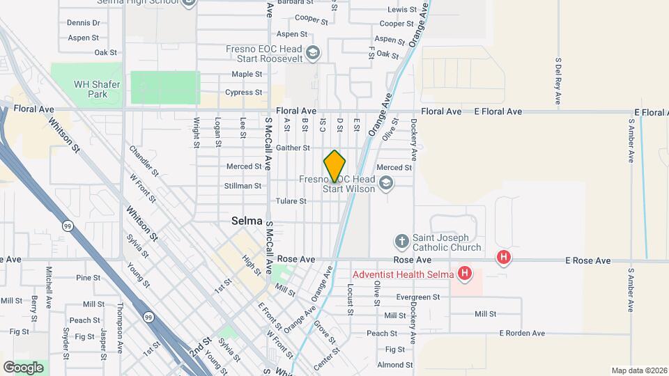 2629 D St Map and Location Details