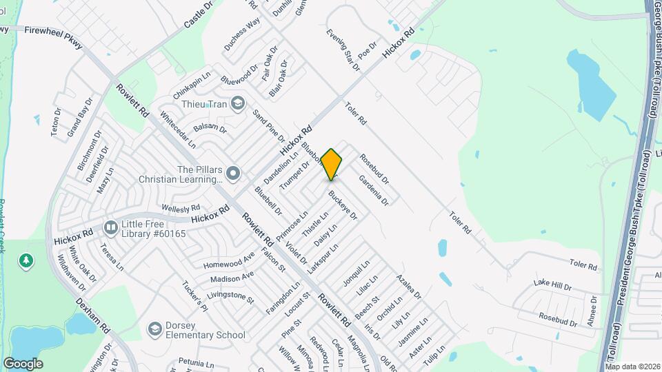 6608 Buckeye Dr Map and Location Details