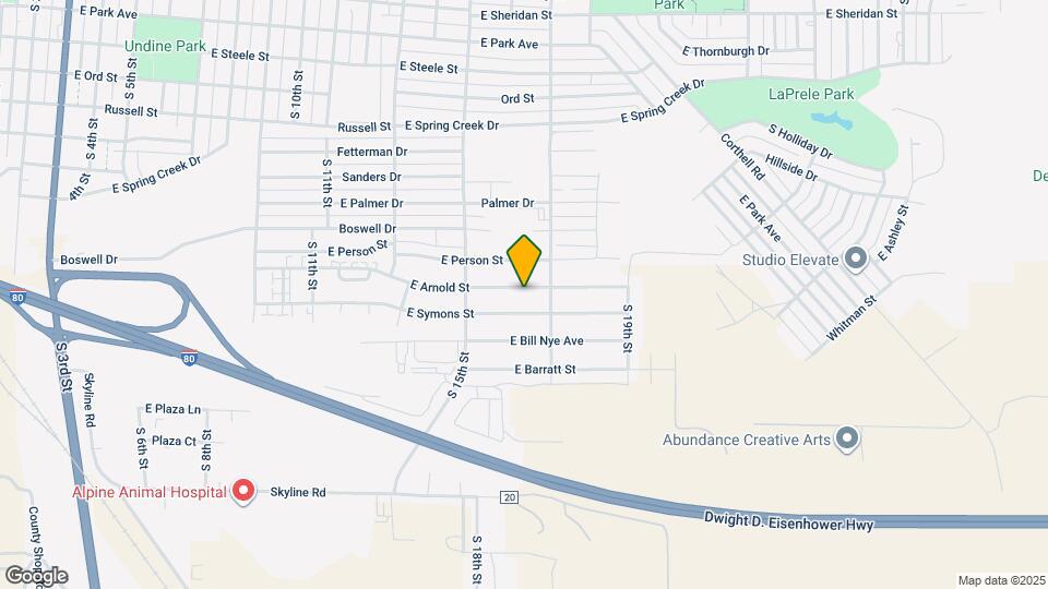 1610 E Arnold St Map and Location Details