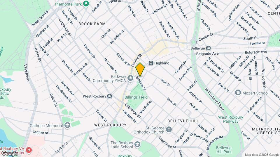 30 Bellevue St Map and Location Details