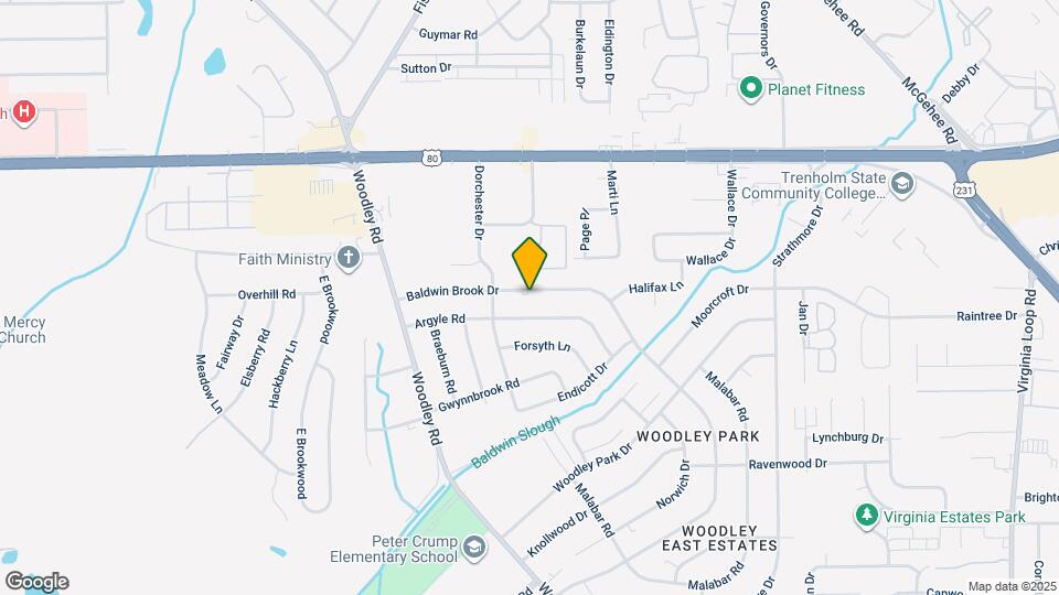 2716 Baldwin Brook Dr Map and Location Details