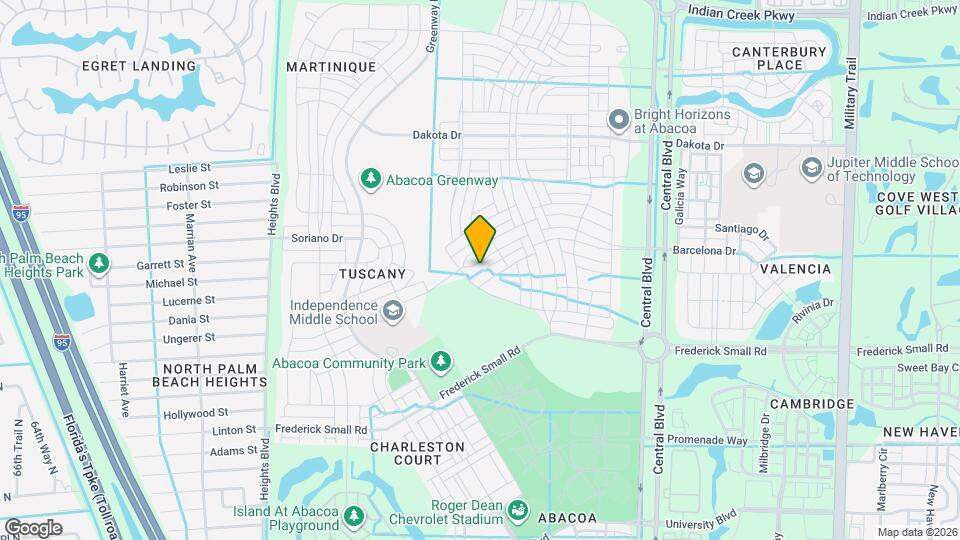 1454 S Jeaga Dr Map and Location Details
