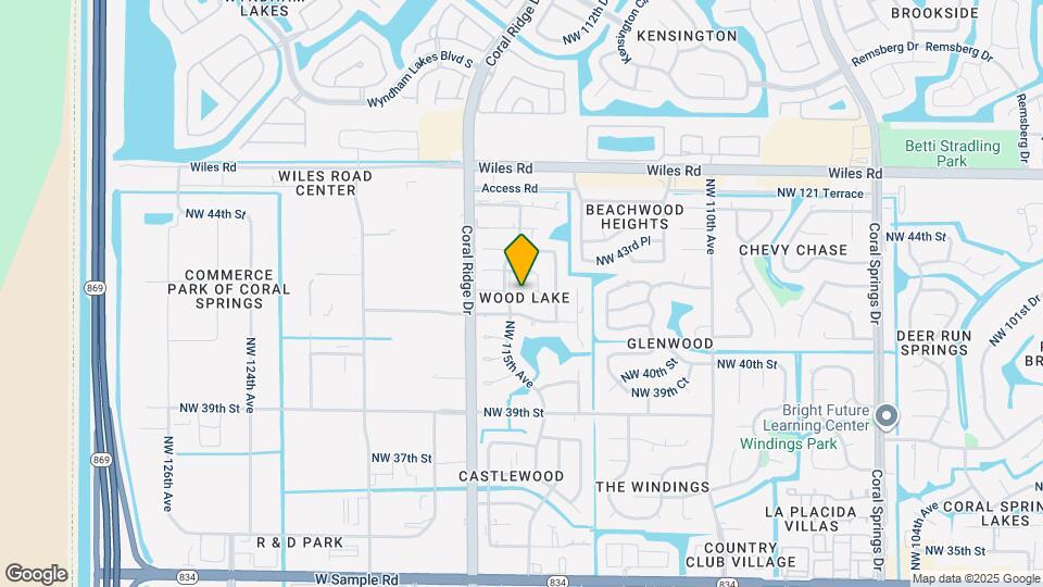 11483 NW 42nd St Map and Location Details