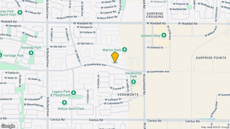 14133 W Valentine St Map and Location Details