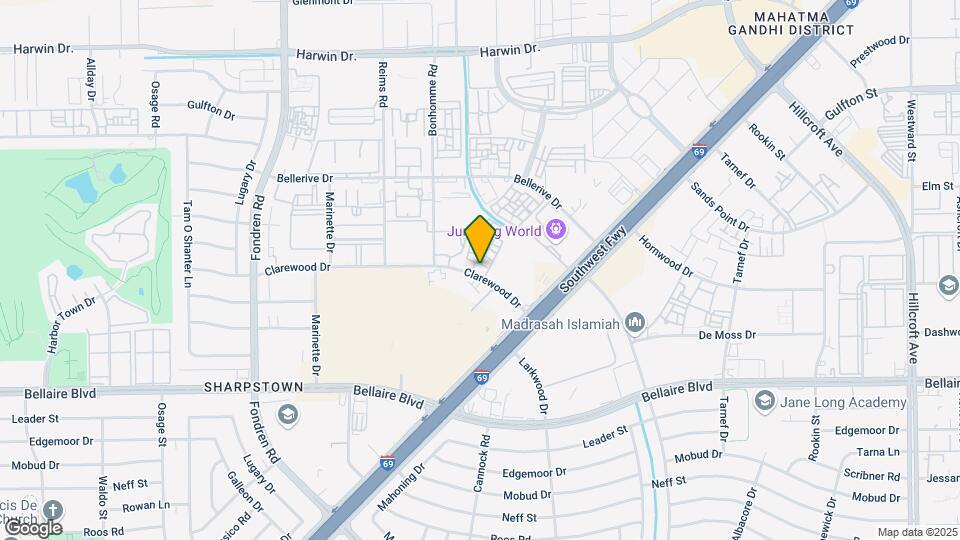 7200 Clarewood Dr Map and Location Details