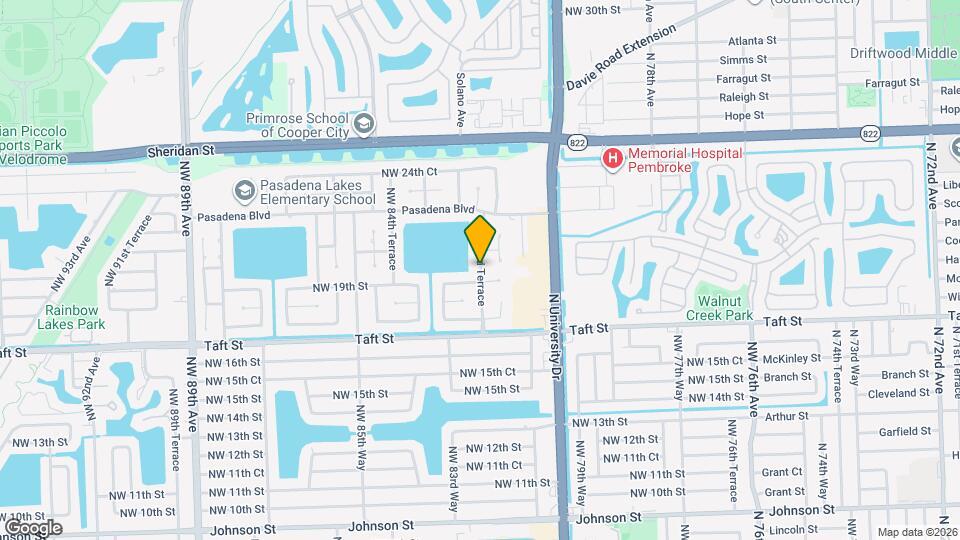 1900 NW 82nd Ter Map and Location Details