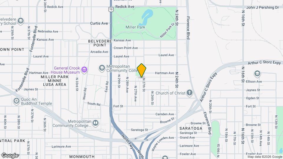 2706 Ellison Ave Map and Location Details